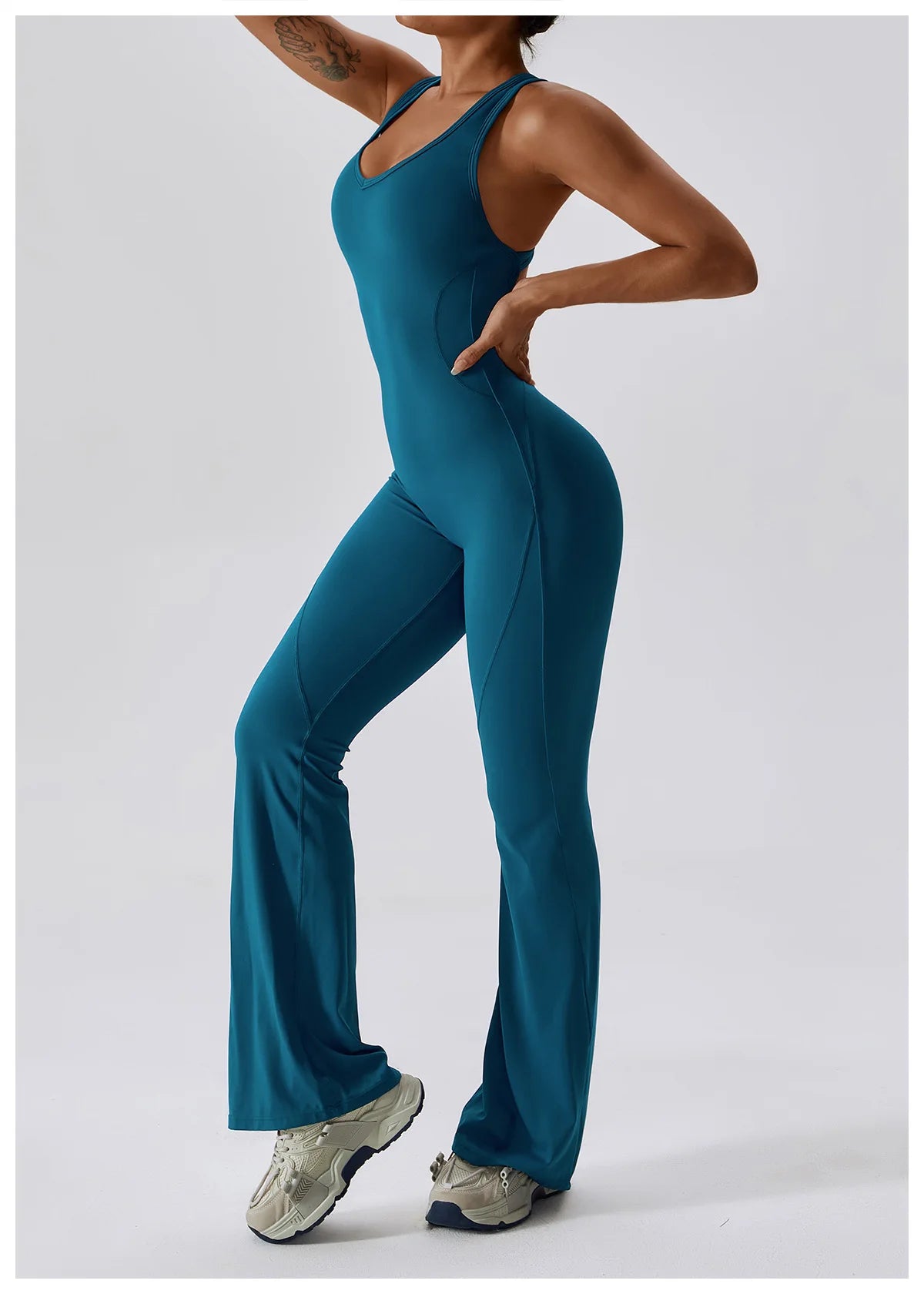 Flexyjoys V-Back Jumpsuit