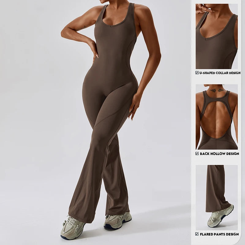 Flexyjoys V-Back Jumpsuit